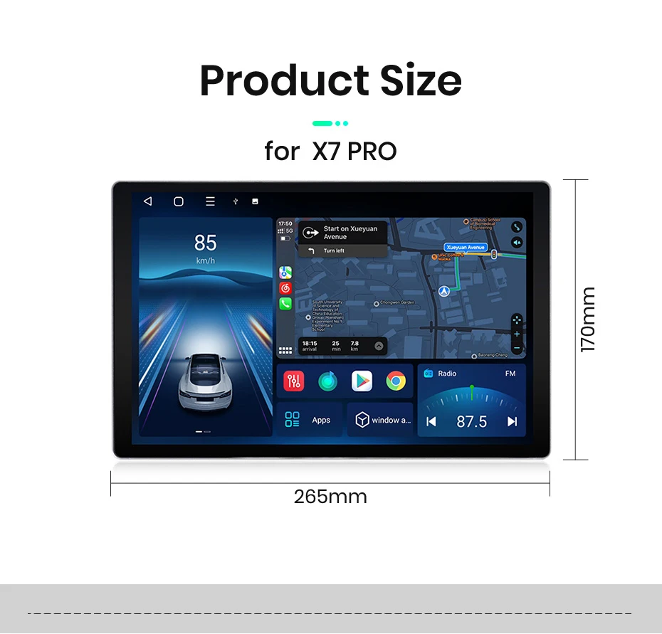 Junsun x7 Serie 11.5 "2k kabelloses Carplay Android Auto Autoradio für vw Volkswagen Polo 5 Limousine 2014-2018 Multimedia Autoradio – Detail 25