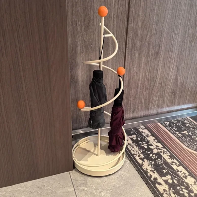 Metal Umbrella Stand Entrance Home Umbrella Hanger Modern Luxury Drain Umbrellas Storage Rack Elegant Iron Umbrellas Holder