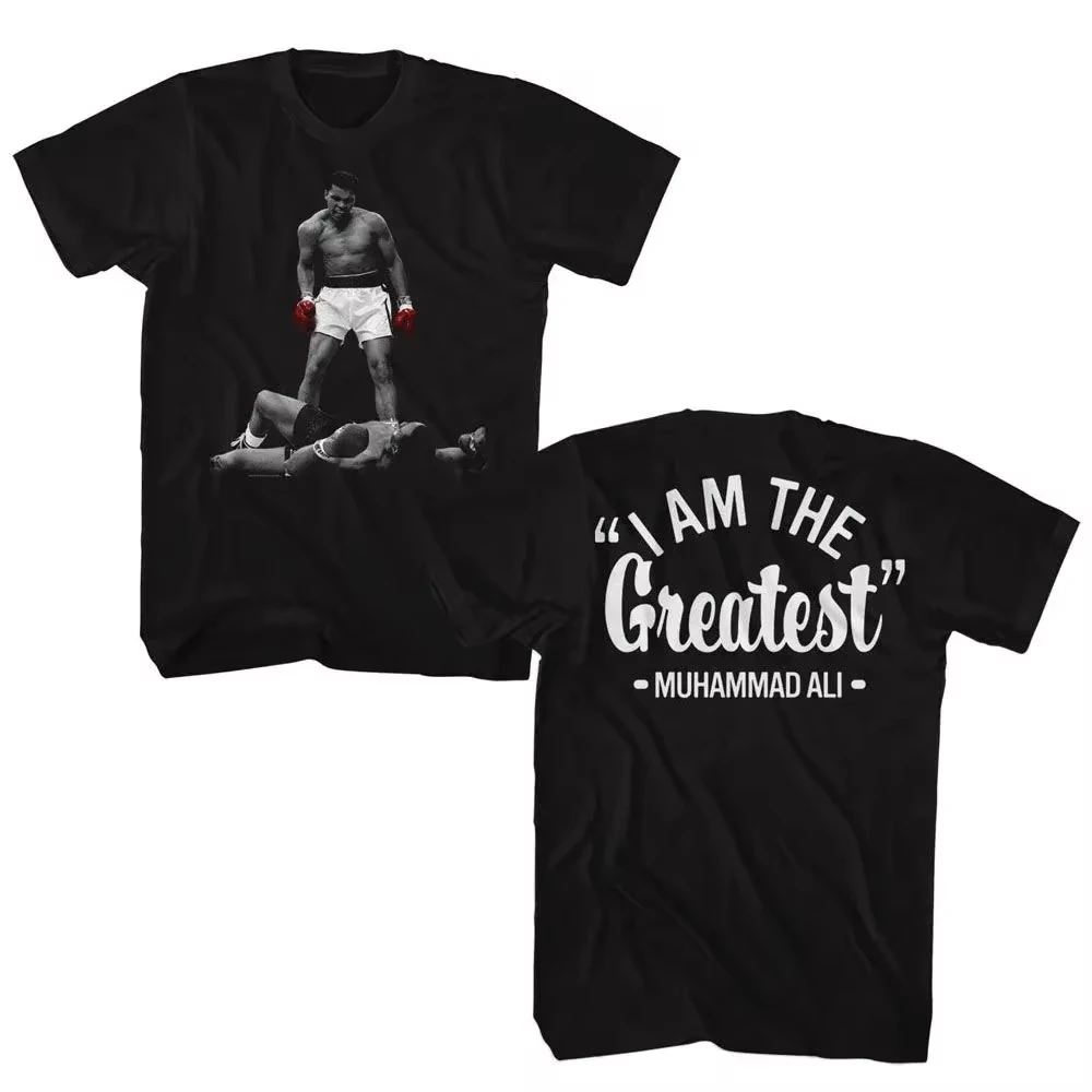 Muhammad Ali Muhammad Ali Vs Liston Greatest F B Plus Size Streetwear Trendy Cotton Oversized Unisex New Model T-shirt Couples