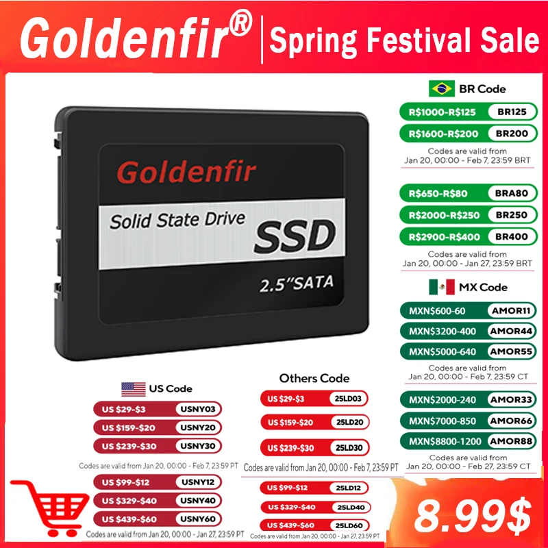 Goldenfir laptop hard disk500GB 512GB 960GB 1TB ssd hard drive SSD for tablet desktop pc hard drive