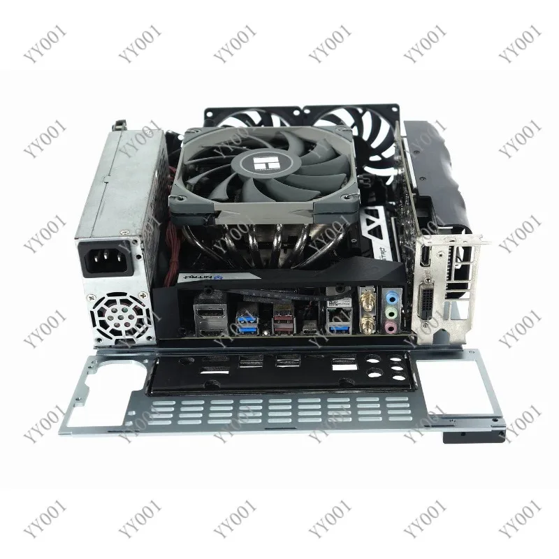 ZS-D2/ITX half height knife card computer case, version V2/4.6L volume all aluminum case