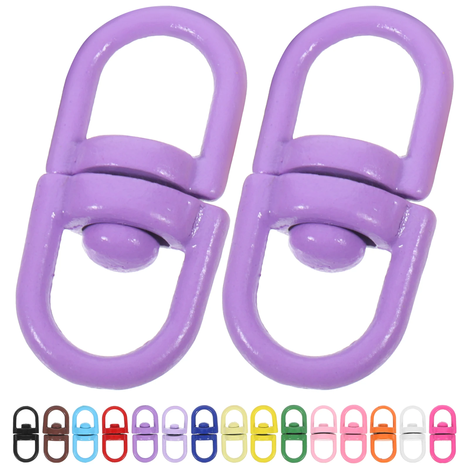 

1 Set Of Swivel Snap Hooks Zinc Alloy Keychain Clasps Metal Clips For Diy Crafts Durable Buckle Ring Hardware Connectors Diy