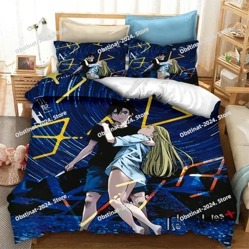 Fashion 3D Print Anime Summer Time Rendering  Bedding Set Duvet Covers Pillowcases Comforter Bedding Sets Bedclothes