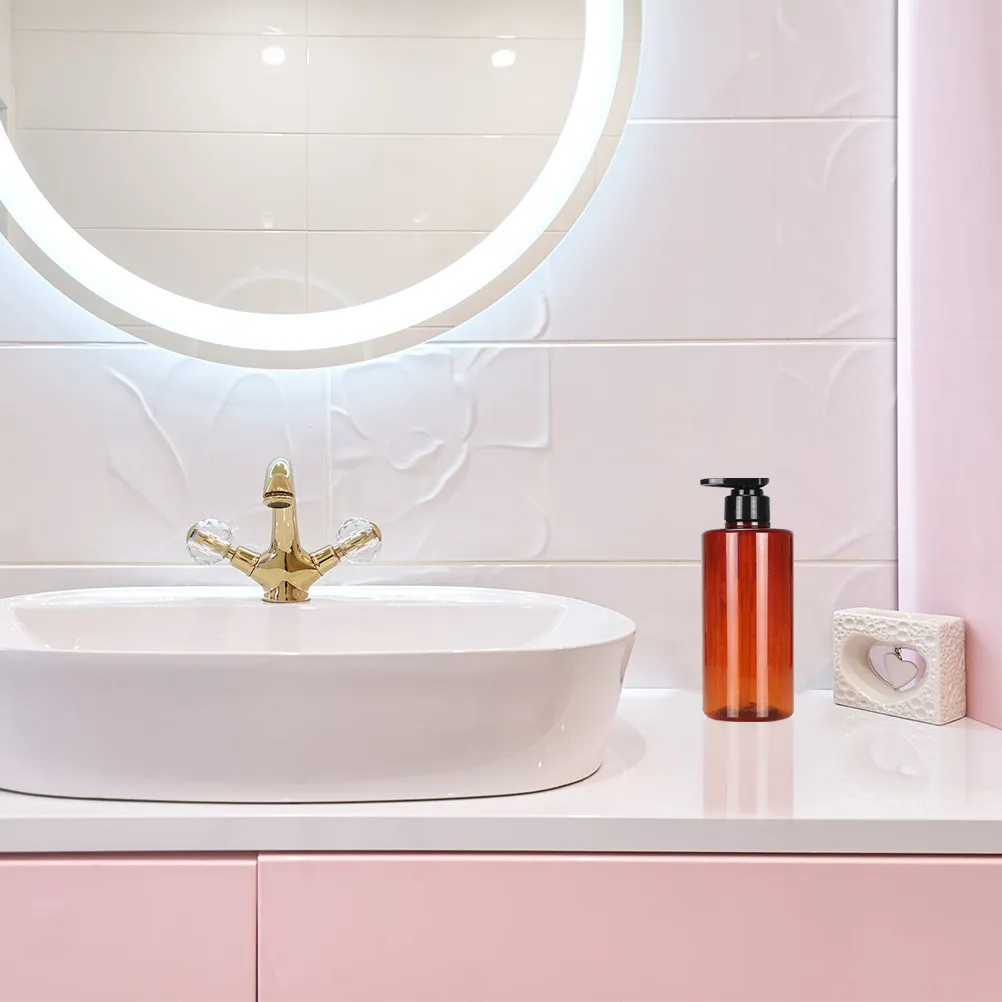 

Набор из 4 премиальных многоразовых дозаторов для шампуня с гладкими помпами для жидкого мыла, геля для душа, геля для рук, для ванной комнаты и душа