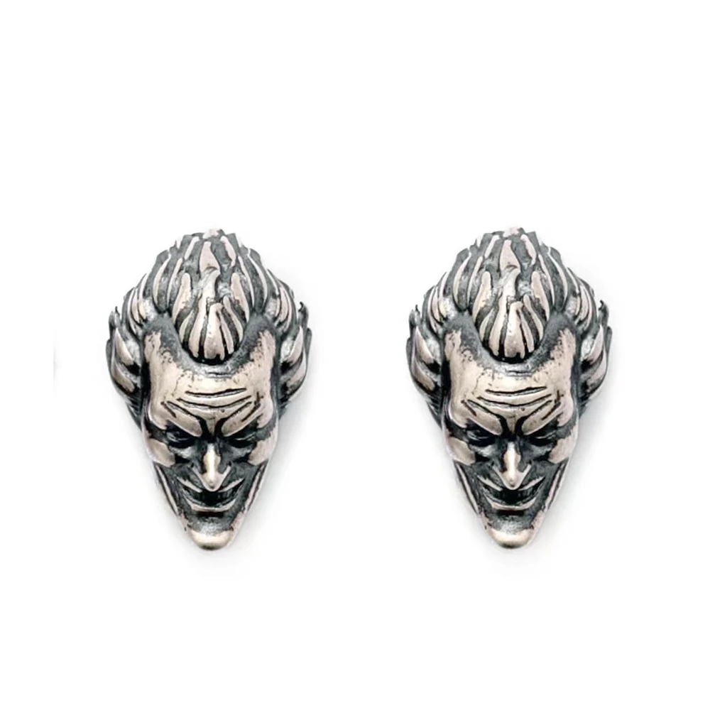 Unique Design Clown Stud Earrings Gothic Punk Earrings Cool Jewelry Party Earrings Accessories Gifts