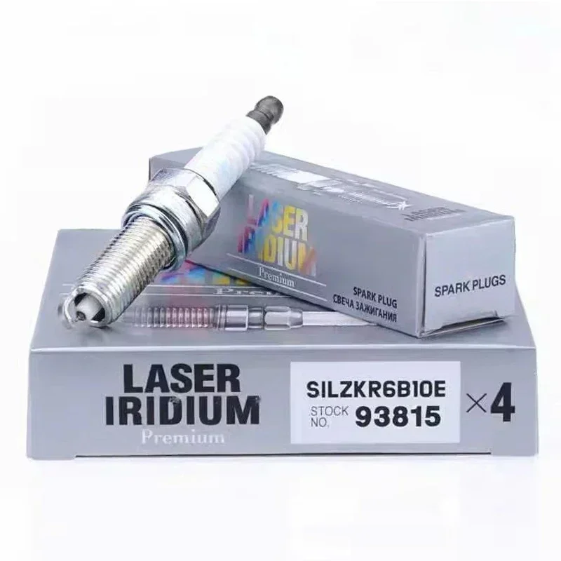 4pcs  93815 SILZKR6B10E Iridium Spark Candle Plugs for Hyundai Accent Elantra I30 I40 IX35 SANTA FÉ SONATA KIA OPTIMA RI SUZUKI