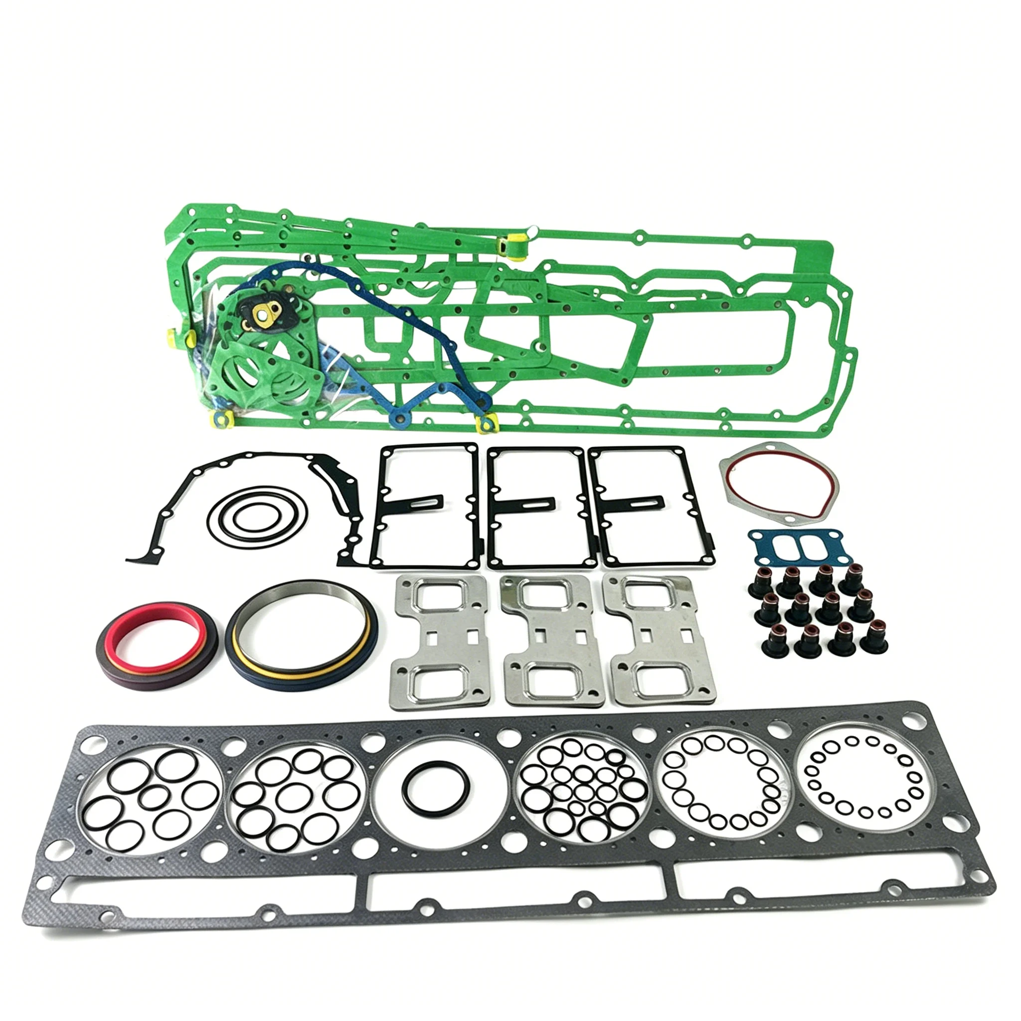 1Set Complete Engine Overhaul Gasket Kit 227-5953 2275953 for Caterpillar Excavator 3126 12V DI Engine 1997-2006 Replacement
