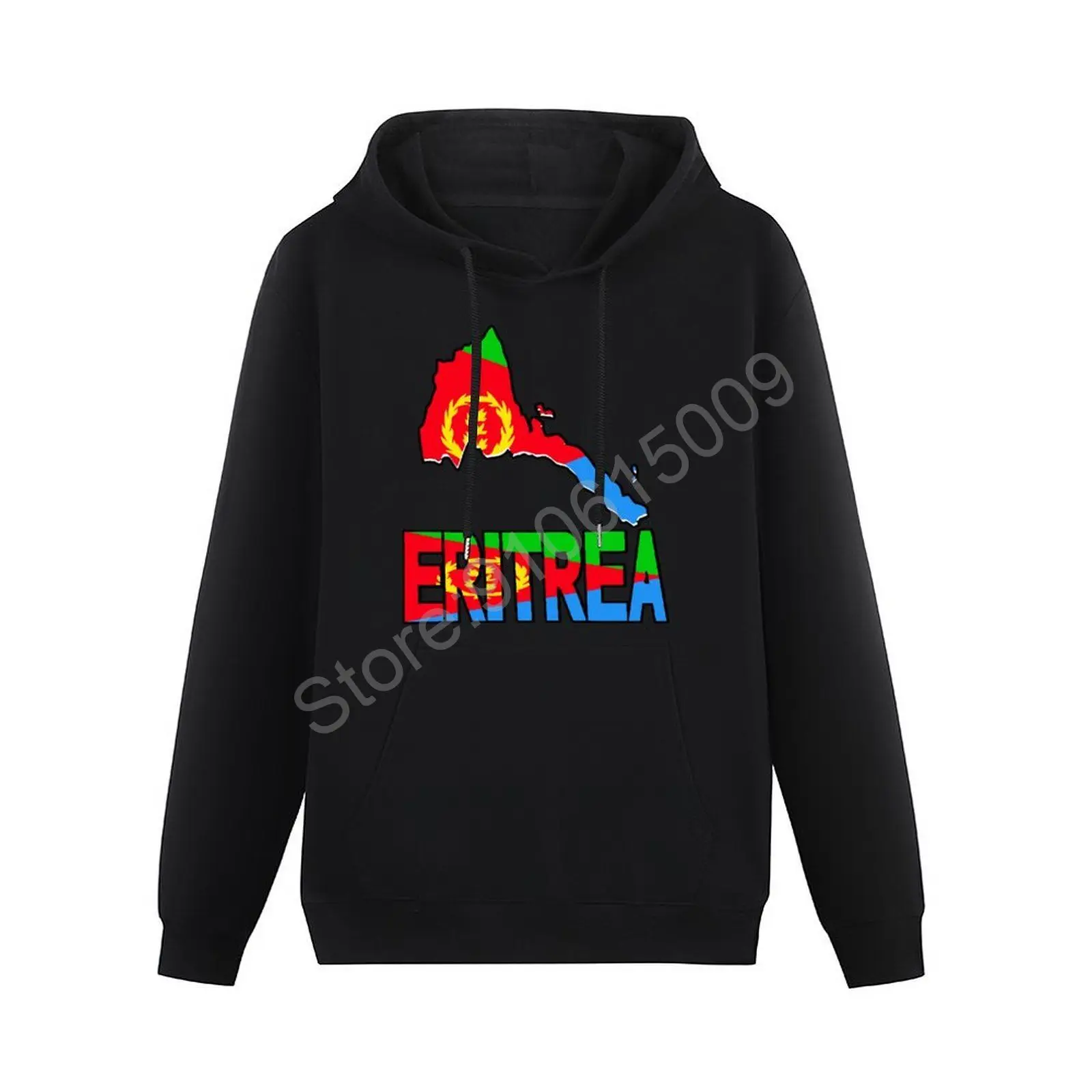 Men Women Hoodies Eritrea Flag Eritrean Country Map Hoodie Pullover Hip Hop Hooded Sweatshirt Cotton Unisex