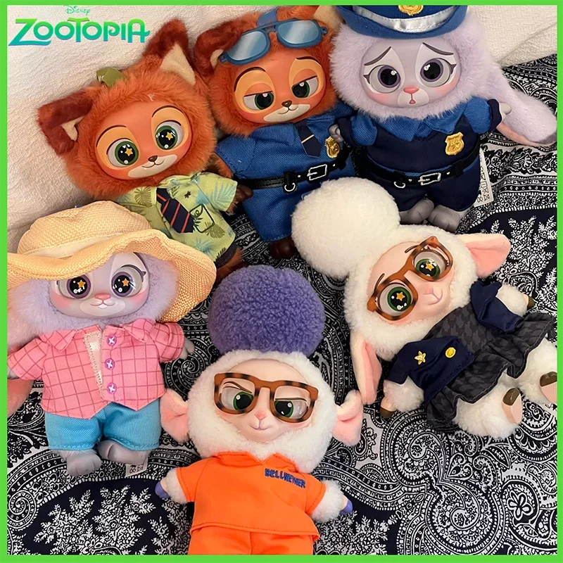 Zootopia de Disney; Caja ciega de vinilo, dibujos animados lindos; Bolsa de felpa de personaje, juguete sorpresa de moda; Regalo