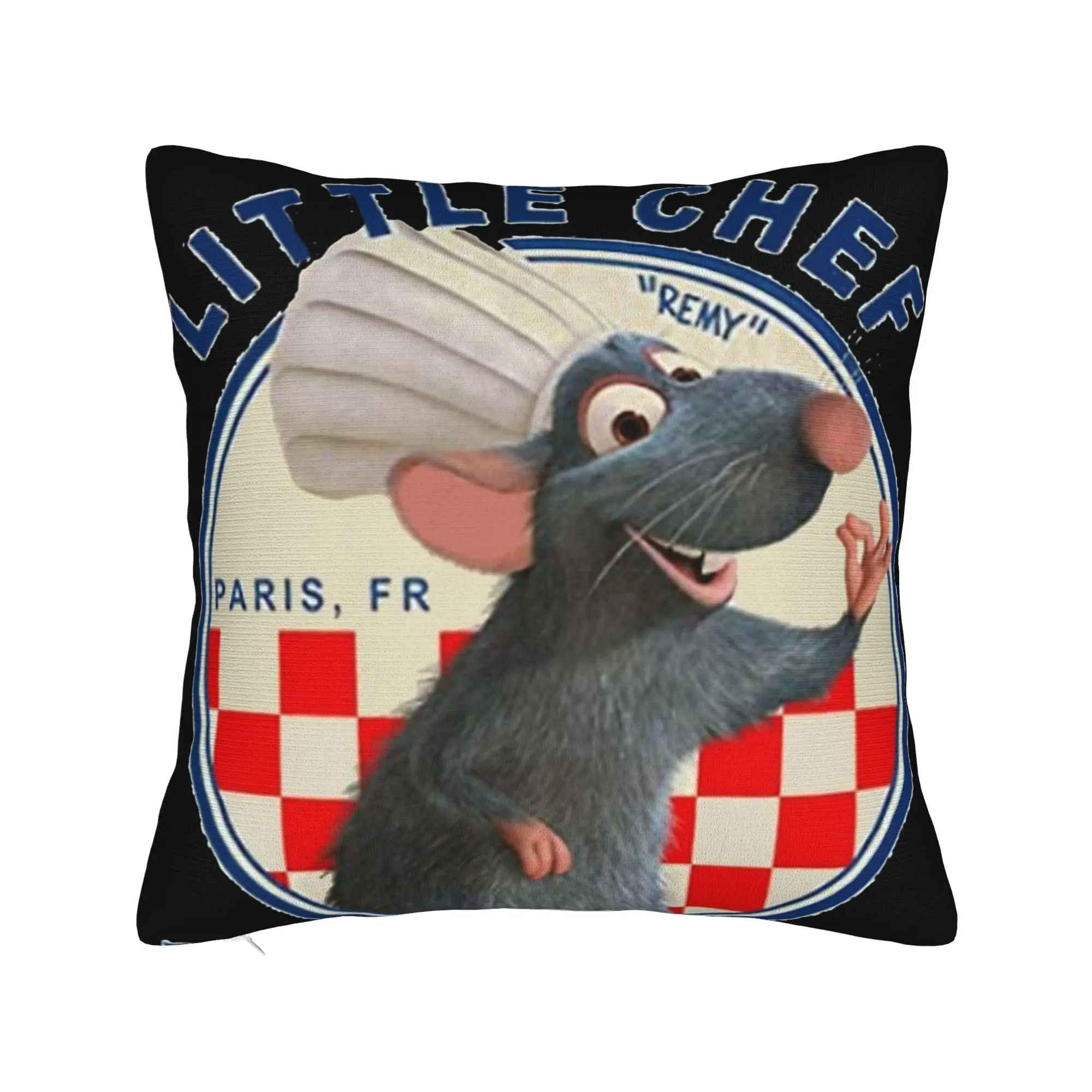Pillow Case Cute Ratatouille  Comfy  Pillow Cover For Sofa Couch Bed Living Room Morden Pillowcases