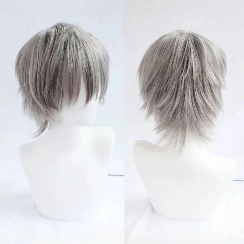 Tsukishiro Yukito Cardcaptor Sakura Cosplay Costume Short Party Anime Wig Wigs