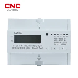 CNC DTS726D-7P WIFI 3 fasi Tuya WIFI Smart Energy Meter 3*120V 3*220V 3*230V 50/60Hz Timer consumo energetico Monitor kWh