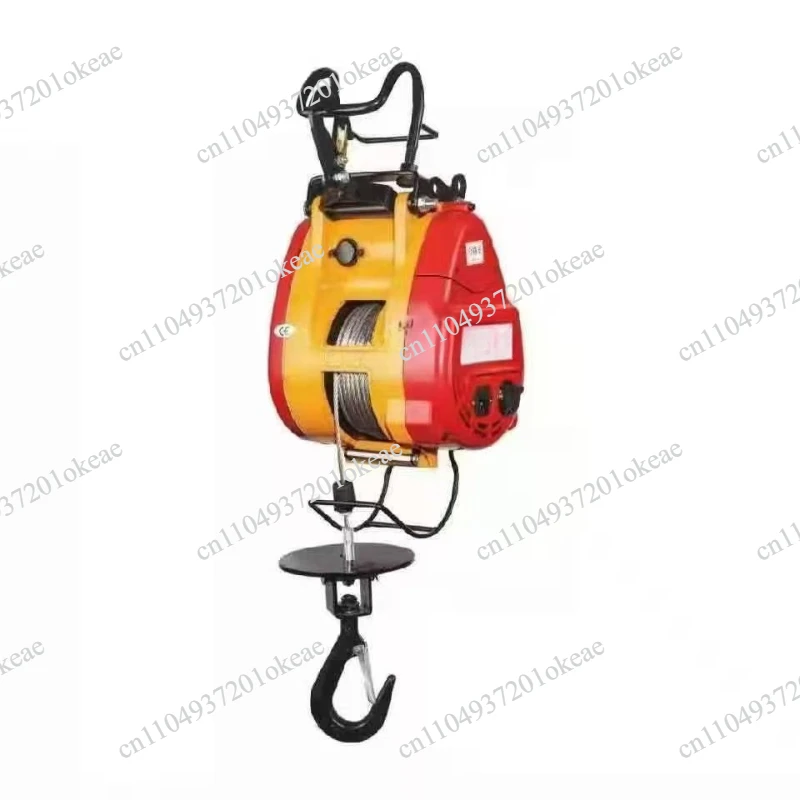 Small hanging hoist Mini electric hoist Wire rope 220v multi-function electric hoist