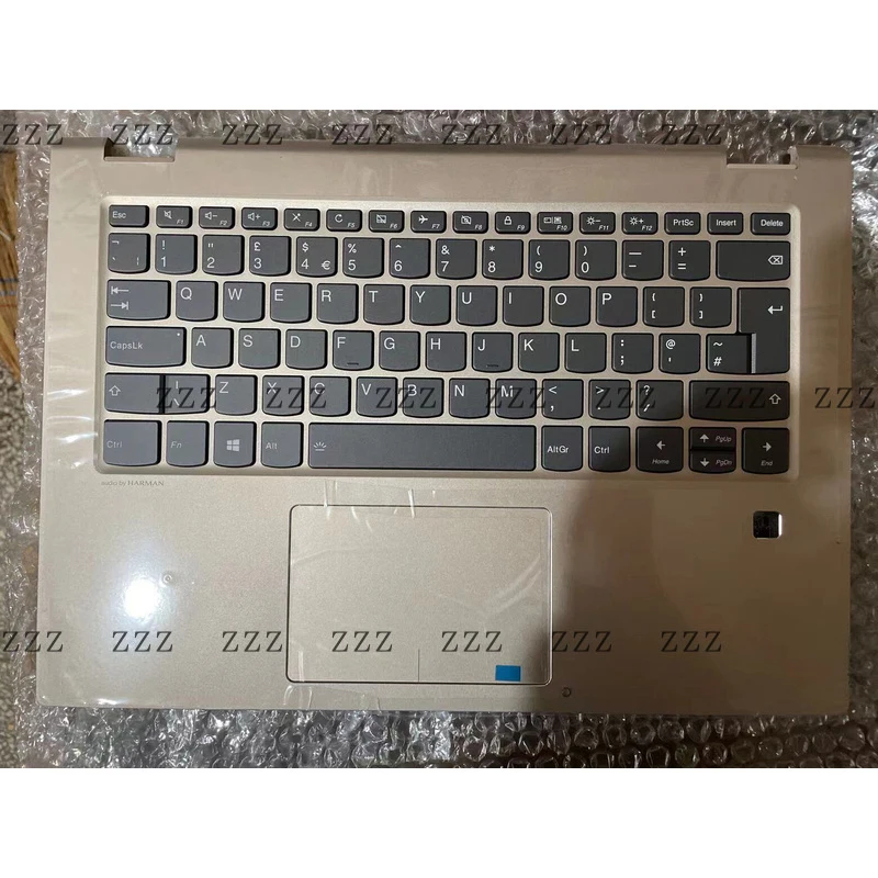 ZZ New For Lenovo Yoga 520-14IKB Palmrest Touchpad Cover UK Backlit Keyboard 5CB0N67320