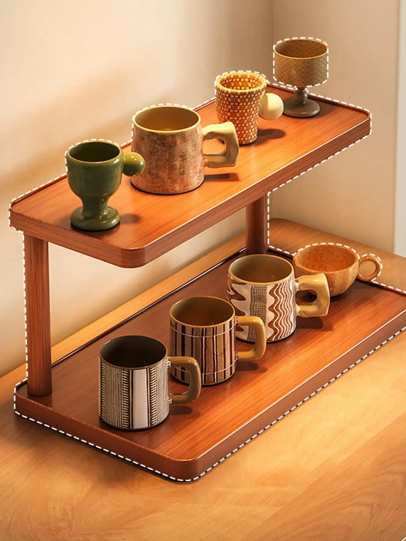 

Bathroom Vanity Countertop Organizer For Cosmetic Skincare Perfume Office Supplies