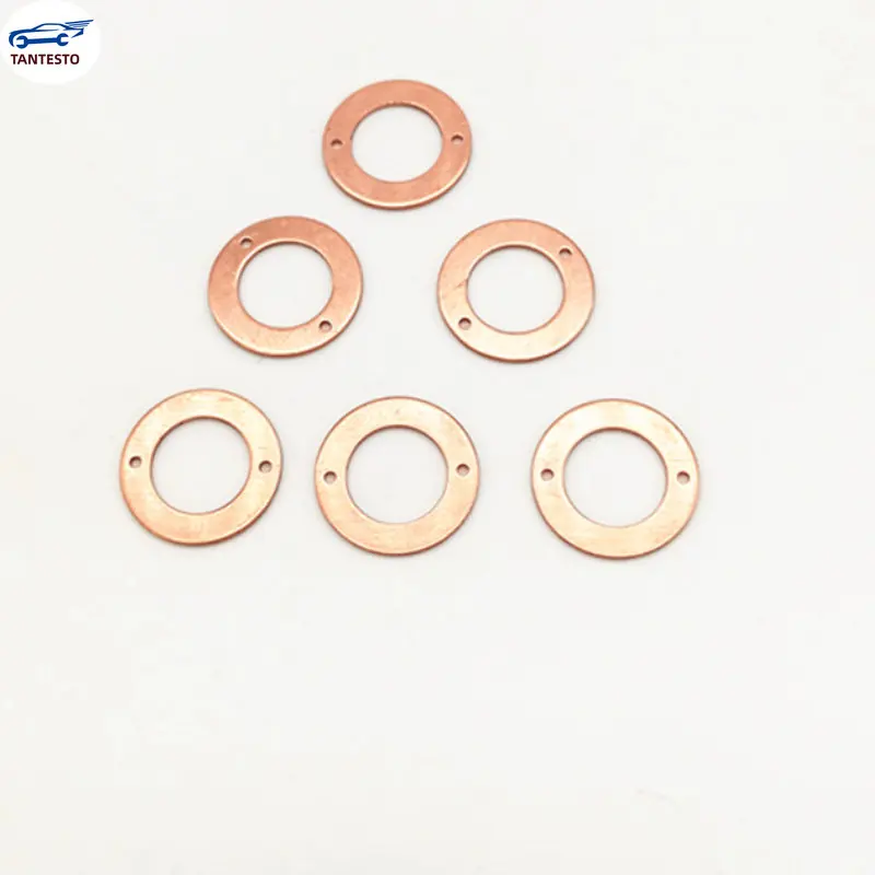 100PCS 12X19 2 Holes Injector Gasket for Nissan Terrano Safari 16627-43G00 TD27 TD42 QD32 E24 E50 R50 Y60