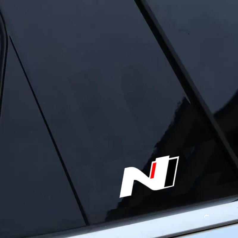 4Pcs Nline Car Sticker Decal For Hyundai Tucson IX35 Rena GV70 Kona SONATA I30 I20 I10 Venue Veloster Elantra Ioniq I40