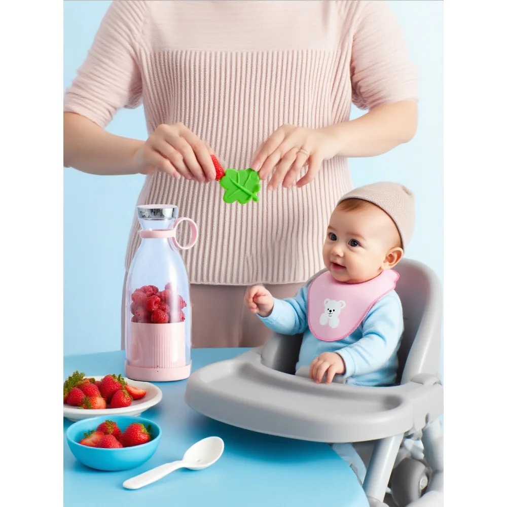 Portable Blender Electric Juicer Fruit Mixers USB Rechargeable Smoothie Mini Blender Multifunction Juice Maker