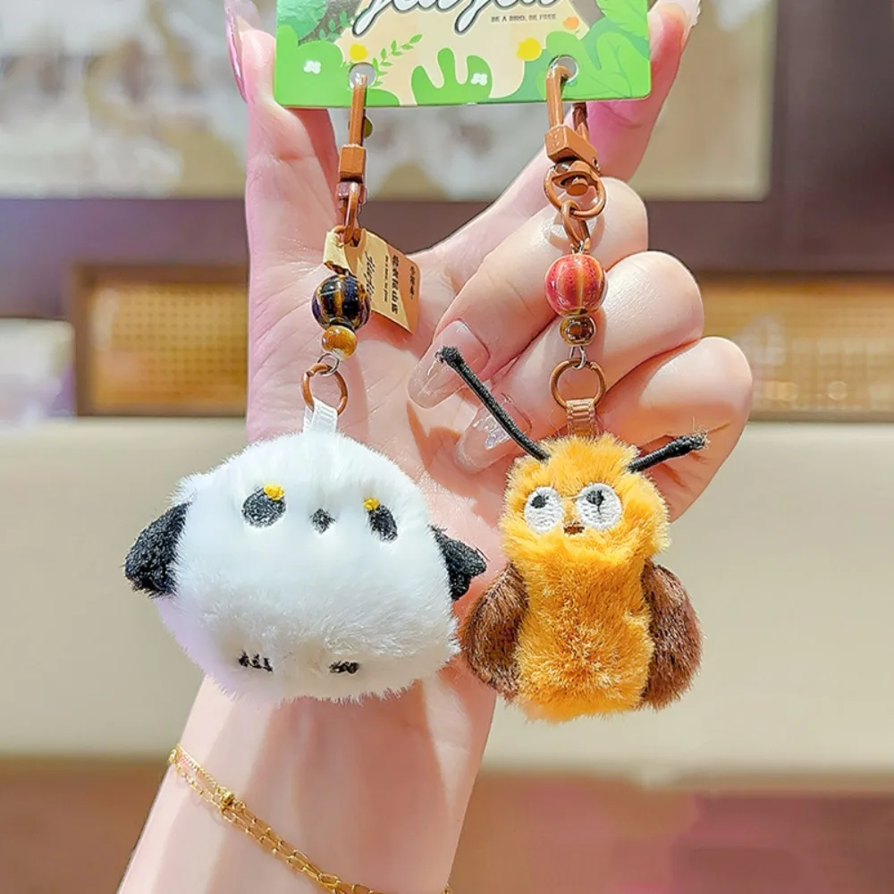 

Lifelike Plush Bird Keyring Fluffy Soft Cartoon Animals Backpack Pendant Ornaments Hanging Bird Plush Keychain