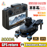 LYZRC SG109 MAX2 GPS Drone 8K HD Dual Camera Brushless Motor Relay Dron 360° Obstacle Avoidance 5G WIFI FPV RC Quadcopter Toy
