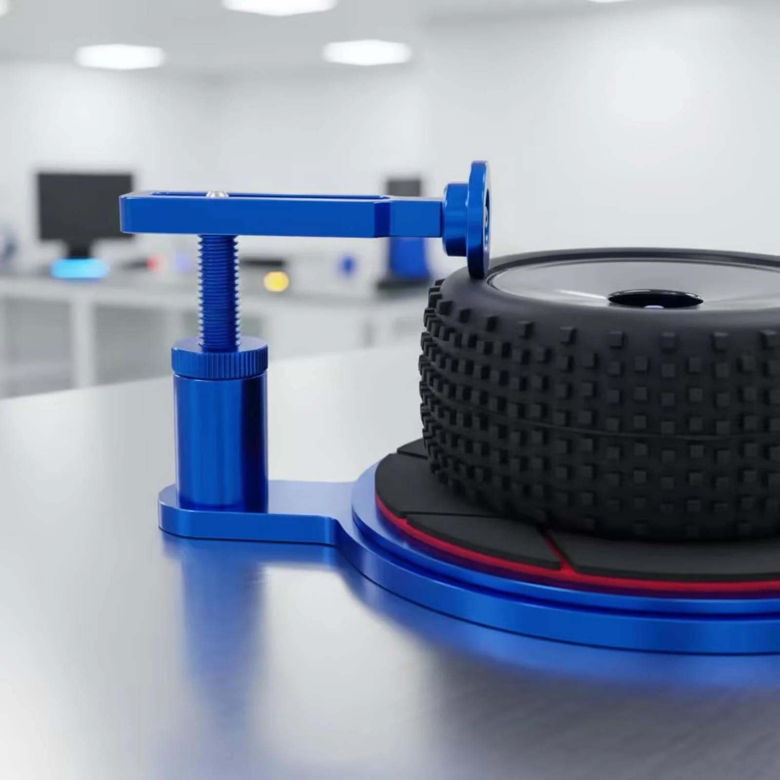 RC Tire Gluing Jig Anodized RC Tire Gluer Easy to Use Compact for Model Builders, Workbench