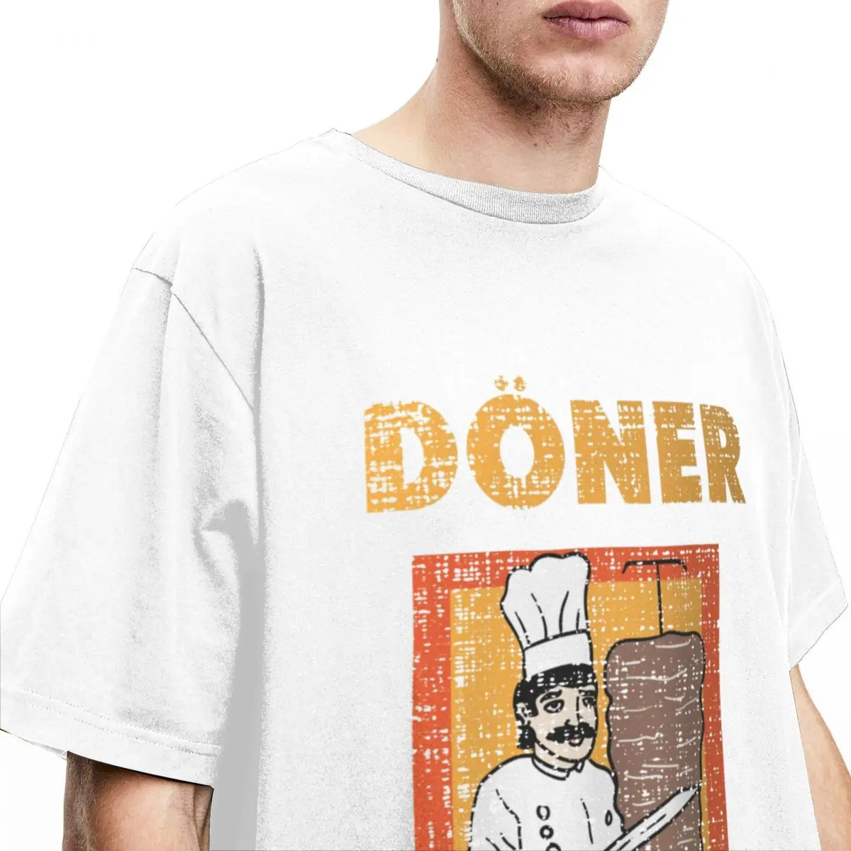 Doner Kebab for Men Women T Shirt Funny Printing Accessories Fashion Tees Round Collar T-Shirts Cotton Graphic Printed Clothes