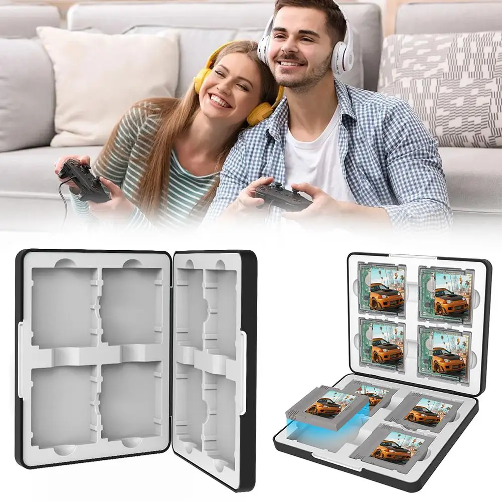 Storage Case For GBC/GB 8-in-1 Game Card Storage Box - Magne