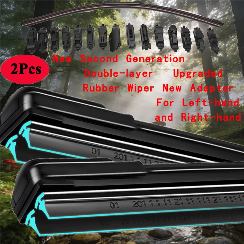 2x for Brilliance V3 2015 2016 2017 2018 2019 2020 Brushes Cutter Front Rear Wiper Blades Set Windshield Replacement Accessories