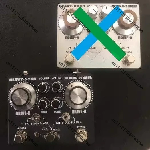 Guitar Overdrive Distortion Effect Pedal High Fidelity Dynamic Tone for Electric Guitar Musical Instrument Accessory