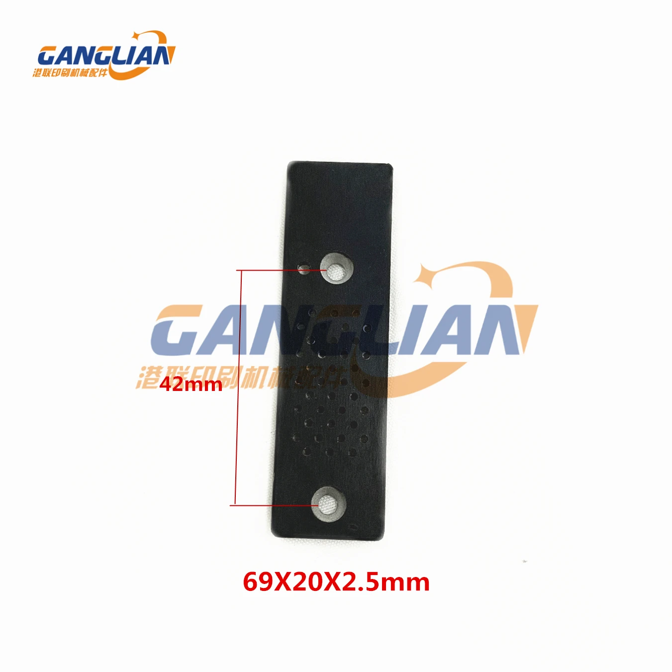 

2 Pieces Roland Pull Regulation Suction Sheet Import Rubber Pull Gauge Film
