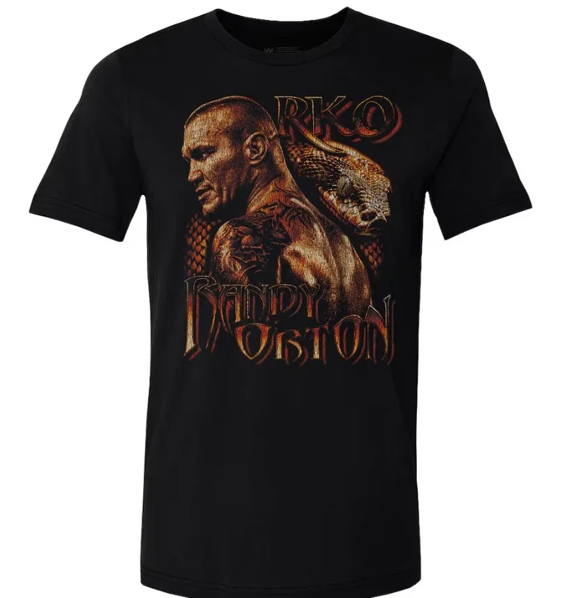 Randy Orton Merch Tee Unisex T-shirt Men Short Sleeve Tee Tops Clothes Causal Female Y2K Tops
