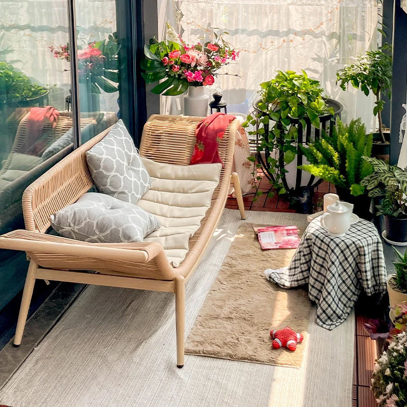 

Concubine chair balcony recliner rattan sofa single small apartment bedroom