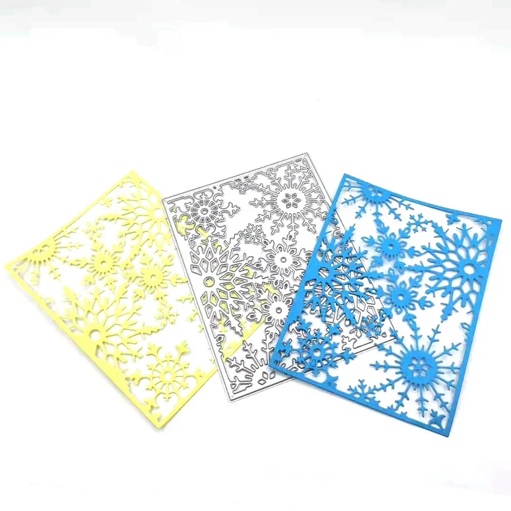 Scrapbooking DIY Cutting Knife Die Carbon Steel Embossing Flower Template Christmas Snowflake Background