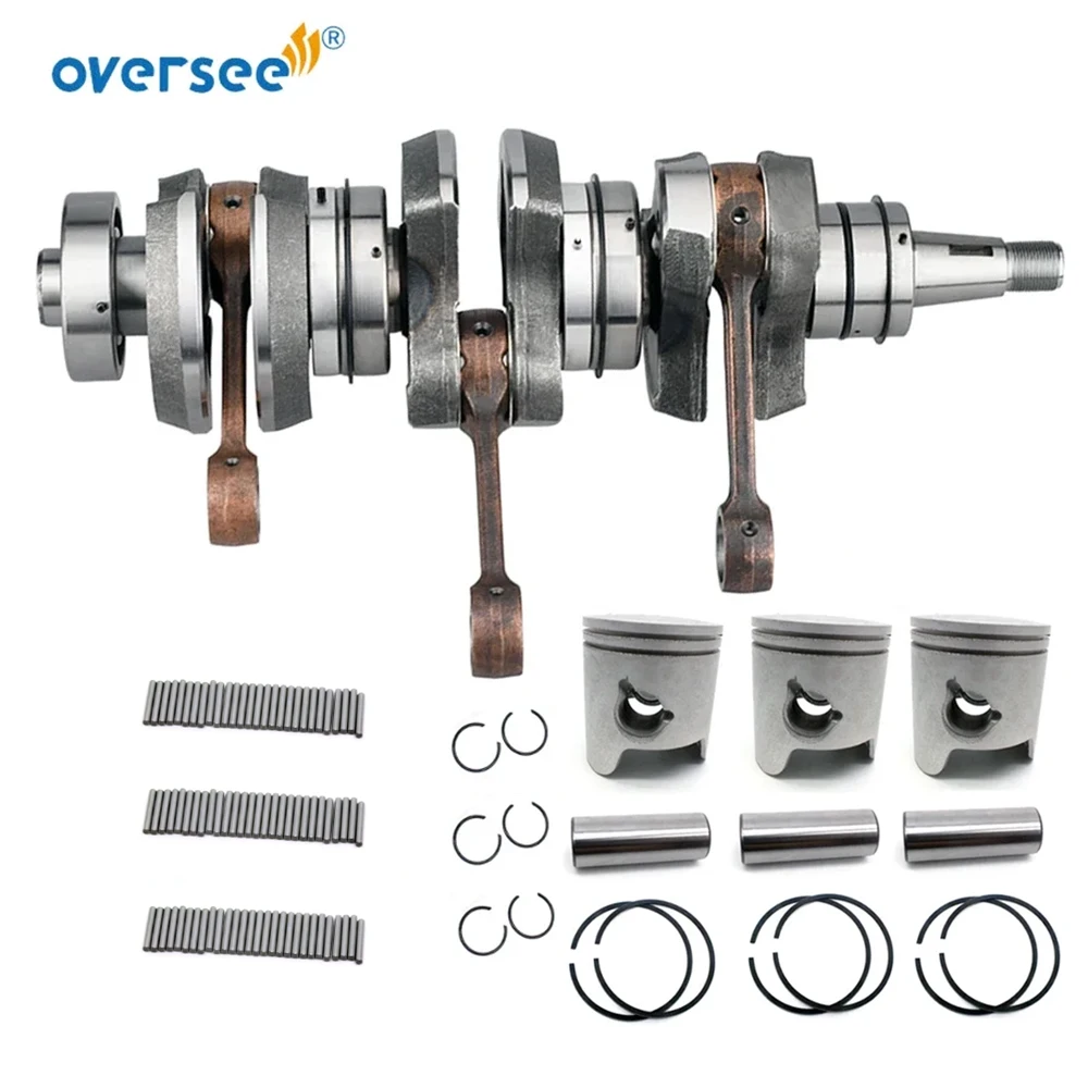 

Коленчатый вал 6H3 в сборе с поршнем для подвесного двигателя Yamaha 60HP 6K5, модель Parsun 6H3-1140-03 69D-W1140-01