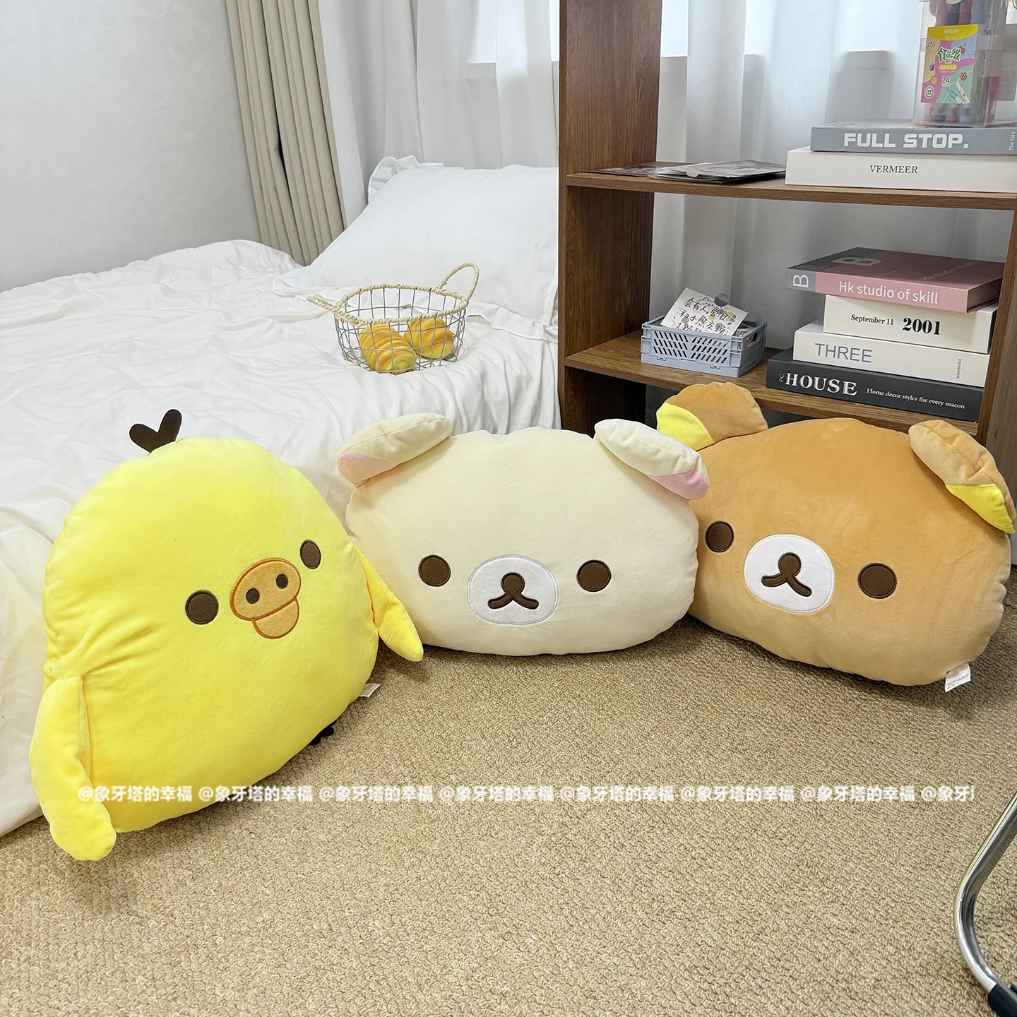 Rilakkuma Knuffels Kiiroitori Gevulde Korilakkuma Pop Schattig Dier Sofa Kussen Erker Kussen Cadeau voor Vriendin