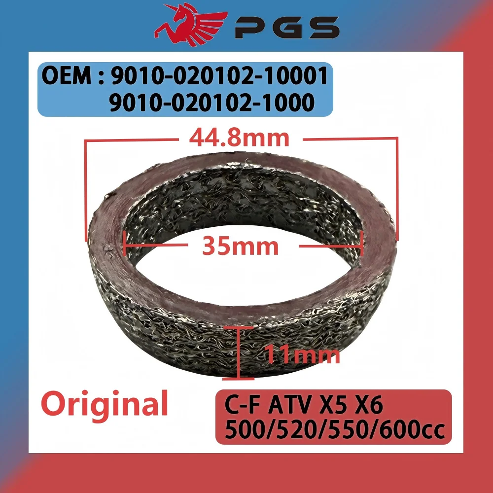 

Original Exhaust Gasket Seal Muffler Collar For CF 500 X5 520 550 600 X6 Goes 520 525 625i 9010-020102-10001 9010-020102-1000
