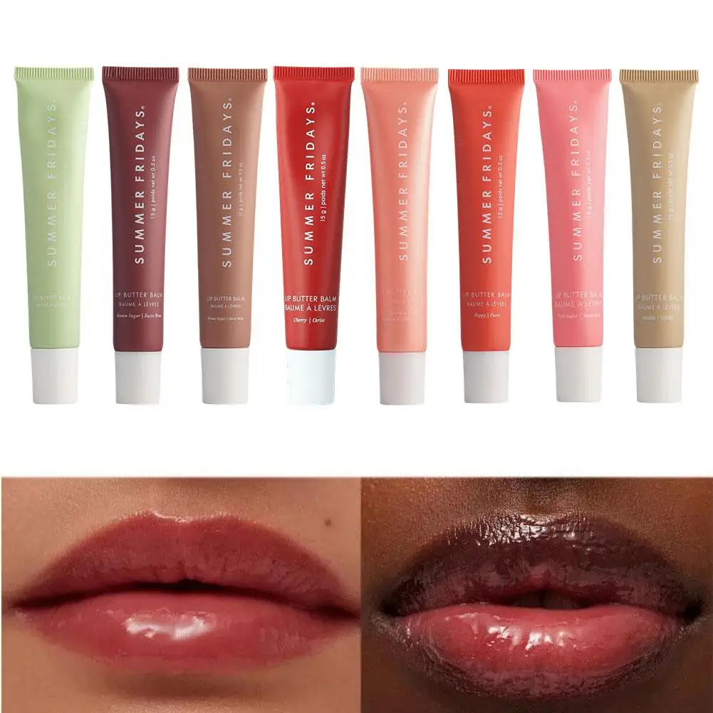 NEW Summer Color Lip Balm Fridays Gloss Lipstick Moisturizing Smooth Long Lasting Lipstick Cosmetic Daily Lip Care