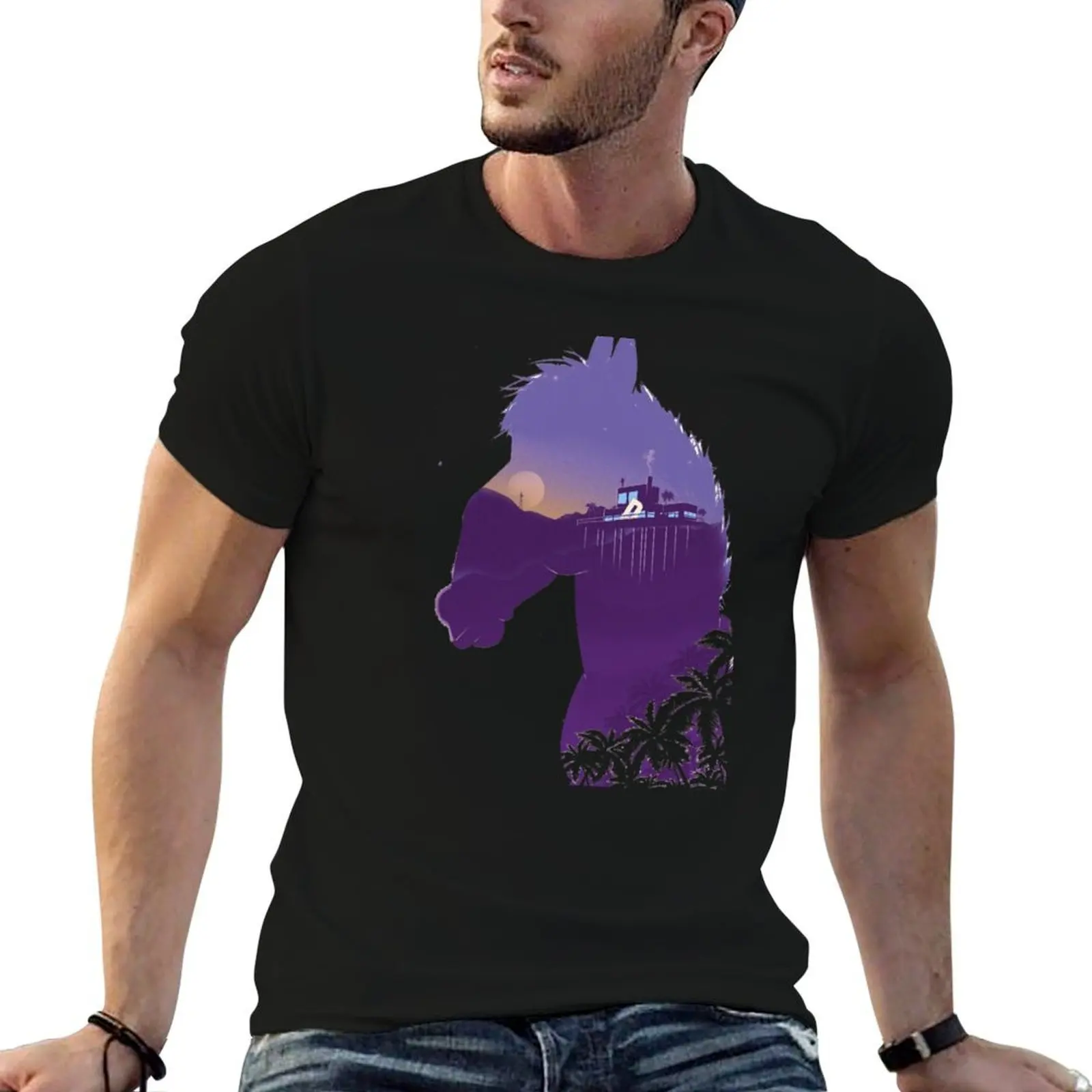 BO SHADOW T-Shirt men t shirt cotton 100% cotton t shirt man man t shirts for men T-shirt
