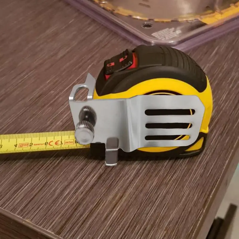 วัดเทปคลิปสแตนเลสวัดเทป Marker Locator ผู้ถือดินสอวัดเทปอุปกรณ์เสริมงานไม้
