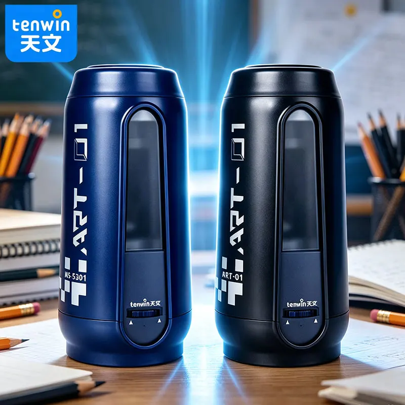 Tenwin Electric pen sharpener low noise noise reduction processing at home do not make noise to interfere with others study rest