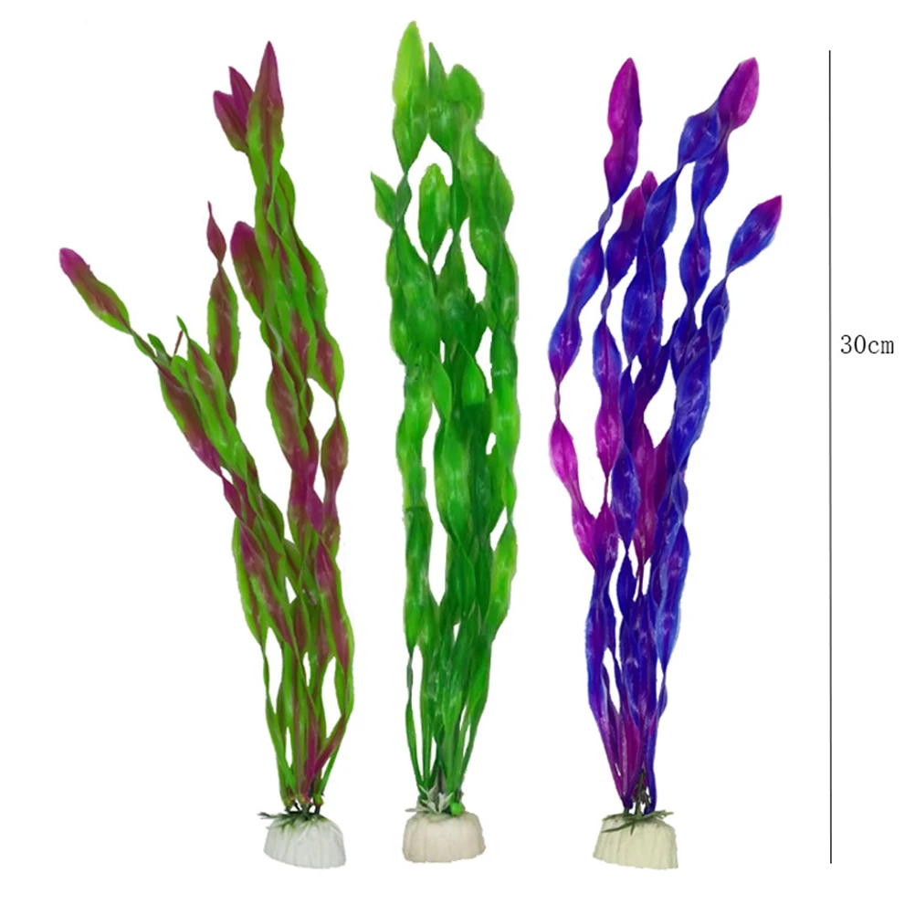 

10pcs 26X24Cm Aquarium Plants Fish Tank Grass Lifelike Ornament Decoration For Fresh Salt Water Tanks Safe Easy Clean Mini