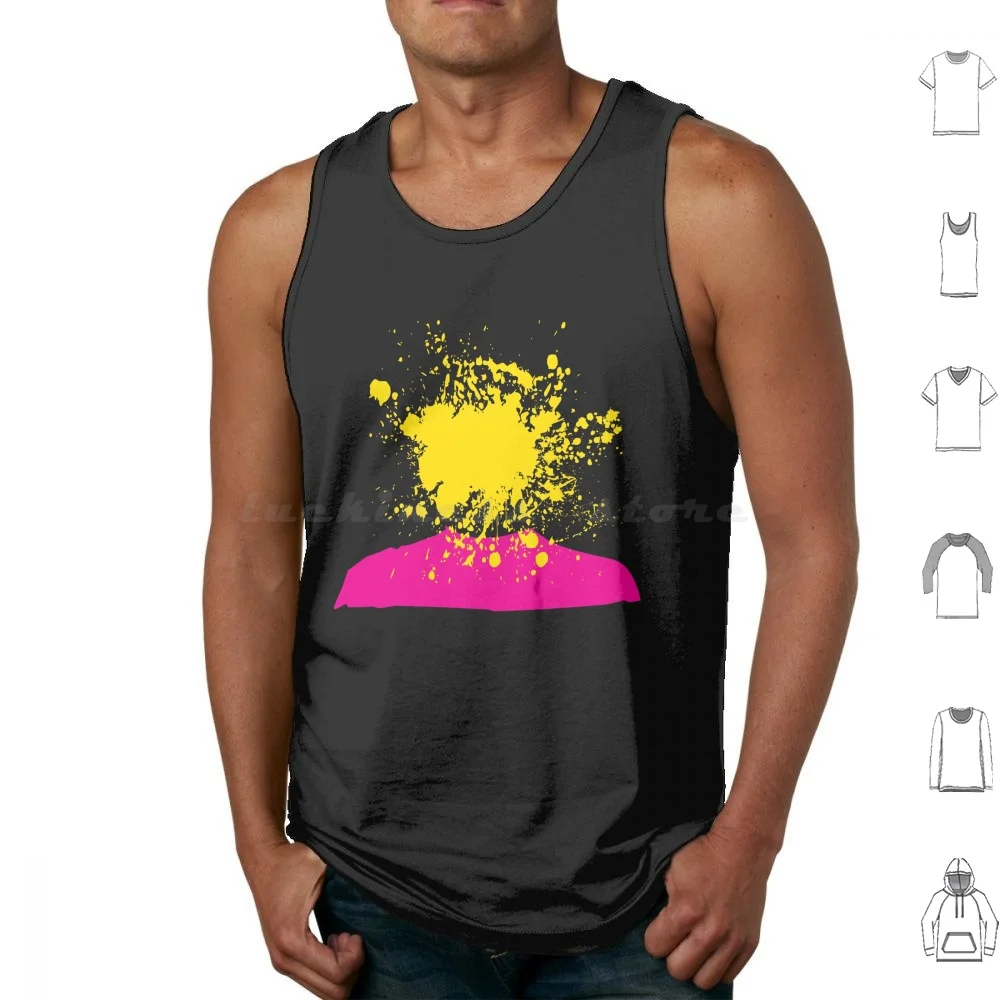 Head Goes Boom Tank Tops Vest Sleeveless Head Goes Boom Head Goes Boom Culture Trendy Funny Humour Colour Streetwear