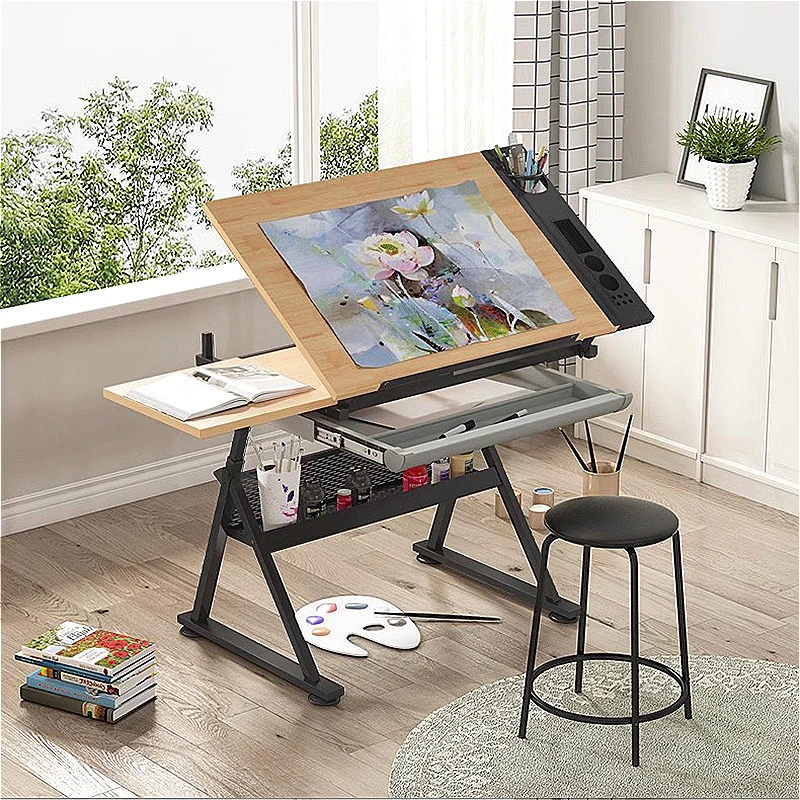 현대 간단한 리프팅 드로잉 테이블 디자이너 작업대 연구 책상 아트 데스크 다기능 홈 가구 Mesa Oficina FYDT