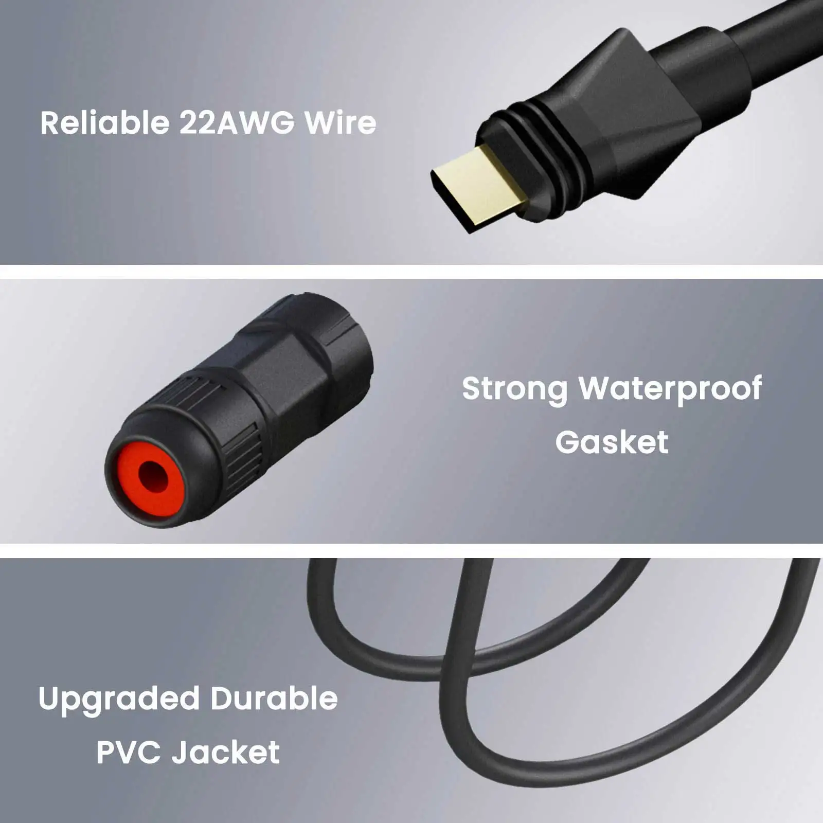Starlink High Performance RJ45 Male to RJ45 Female Adapter for Satellite Extension Waterproof Starlink Ethernet Convert Cable