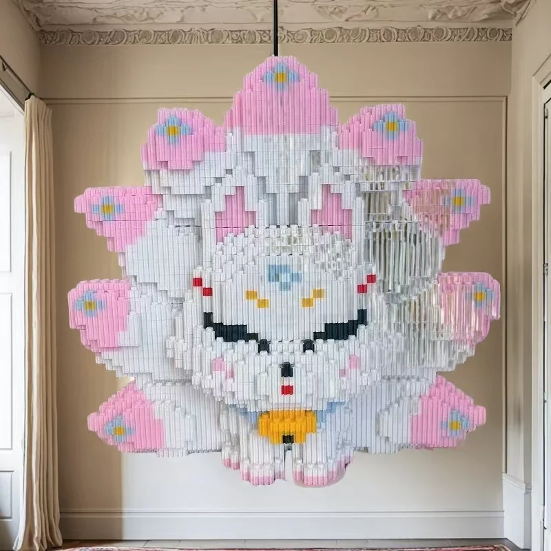 

3485 деталей 3D-головоломки «Фея белой лисы», украшения своими руками, подарки на Рождество и Хэллоуин для возраста 14 и старше, строительные игрушки