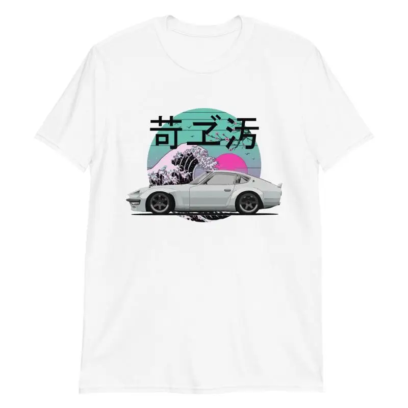 Футболка с короткими рукавами Datsun 240z JDM Legend Japanese Tuner Drift Racing 1973 года Футболка с короткими рукавами Datsun 240z JDM Legend Japanese Tuner Drift Racing 1973 года
