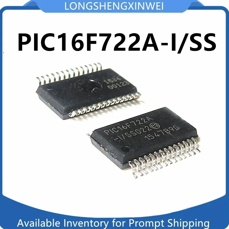 1PCS PIC16F722A PIC16F722A-I/SS SSOP28 Chip MCU Microcontroller Original