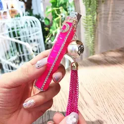 Novelty Shining Slim Gas Cigarette Lighter for Women Refillable Sexy Lighter Funny Creative Diamond inlay decoration 9 Color
