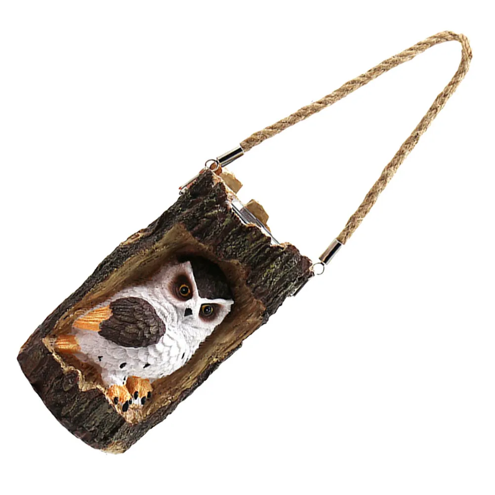 

Солнечный подвесной светильник в форме совы для сада, уличный декоративный ландшафтный светильник для двора, виллы, солнечный светильник для улицы