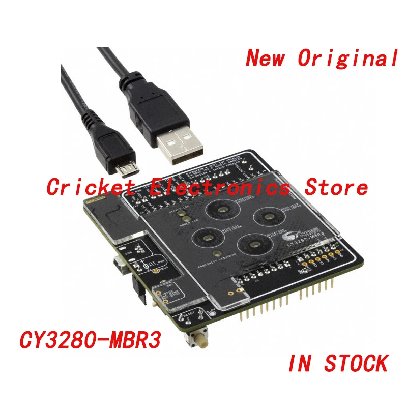 

CY3280-MBR3 Evaluation kit CY8CMBR3116 register configurable CapSense ® Controller Arduino compatible daughter board